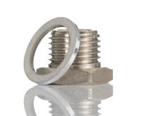 160050028 Norgren 1/4 in Male Nickel Plated Brass Plug Fitting for G1/4in