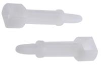 srlcbs-16-01 SRLCBS 16 01, 25.4mm High Nylon Snap Rivet Support for 4mm PCB Hole, 10.2mm Base