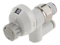 as2301fs1-01-04s SMC AS Series Panel Mount Flow Controller, 180 L/min, 4 mm Pipe