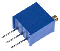 3299w-1-503lf 50kΩ, Through Hole Trimmer Potentiometer 0.5W Top Adjust Bourns, 3299