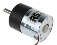1271-12-21 McLennan Servo Supplies Geared DC Geared Motor, 12 V dc, 2.5 Ncm, 80 rpm, 4mm Shaft Diameter
