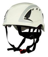 x5001v-ce 3M SecureFit™ White Safety Helmet with Chin Strap, AdjustableVentilated