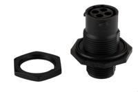 uts7104s Souriau Sunbank by Eaton Circular Connector, 4 Contacts, Panel, Standard Connector, Plug, Female, IP68, IP69K, UTS