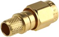 j01150a0611 Telegartner, Plug Cable Mount SMA Connector, 50Ω, Crimp Termination, Straight Body