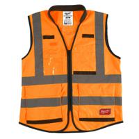 4932471898 Milwaukee Orange Hi Vis Vest, S/M