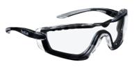 cobftpsi Bolle Safety COBRA Anti-Mist UV Safety Glasses, Clear PC Lens