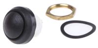 48-5-rb-n-bk-b ITW Switches 48 Series Push Button Switch, Momentary, Panel Mount, 13.6mm Cutout, SPST, Clear LED, 48V dc, IP67