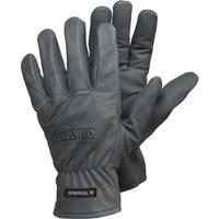 6615-10 Tegera TEGERA Grey Unlined Leather Work Gloves, Size 10