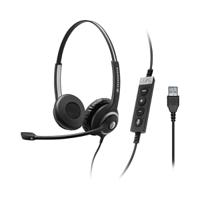 506483 Sennheiser Circle SC 200 Black Wired USB A On Ear Headset
