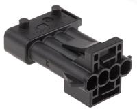 1-962340-1 TE Connectivity, Timer Automotive Connector Plug Black Panel Mount 4 Way