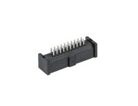 shf-110-01-l-d-th Samtec SHF Series Straight Through Hole PCB Header, 20 Contact(s), 1.27 mm Pitch, 2 Row, Shrouded