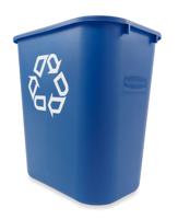 fg295773blue Rubbermaid Commercial Products Rubbermaid 39L Blue Polyethylene Waste Bin
