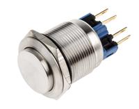 811-8474 RS PRO Push Button Switch, Latching, Panel Mount, 22mm Cutout, SPDT, 250V ac, IP65, IP67