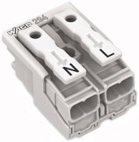 294-5012 WAGO 294 Series Power Supply Connector, 2-Pole, Female, 24A