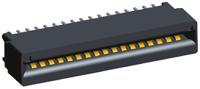 5-5530843-3 TE Connectivity Standard Edge II Series Edge Connector, 17-Contacts, 2.54mm Pitch, Solder Termination