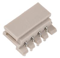 22-05-7045 Molex SPOX Series Right Angle Through Hole PCB Header, 4 Contact(s), 2.5 mm Pitch, 1 Row, Shrouded