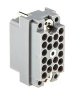 516-020-000-302 EDAC, 516 Heavy Duty Power Connector, Male, Straight, 20 Way