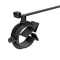156-00136 HellermannTyton Cable Tie, 155mm x 4.7 mm, Black Nylon, Pk-500