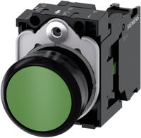 3su1100-0ab40-1ba0 Siemens SIRIUS ACT 3SU11 Series Push Button Complete Unit, Panel Mount, 22mm Cutout, SPST