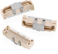 658855603100 Wurth Elektronik WR-BTB Series Vertical Surface PCB Header, 100 Contact(s), 0.8 mm Pitch, 1 Row, Shrouded