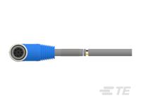 t4161420008-003 TE Connectivity Female 8 way M12 to 8 way Sensor Actuator Cable, 1500 mm