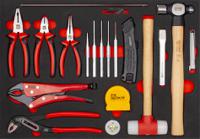 255-5036 RS PRO 6 Drawer Steel Wheeled Tool Chest Tools Included
