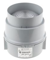 89012055 Werma BWM 890 Series Red Steady Beacon, 12 V dc, 24 V dc, Base Mount, LED Bulb, IP65
