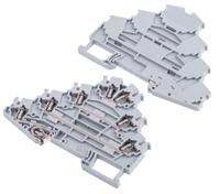 3036055 Phoenix Contact  ST 2.5-PE/3L Series Grey, 0.081 → 3.32mm², Quadruple-Level, Spring Clamp Termination