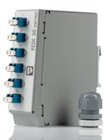 1019711 Phoenix Contact 6 Port LC Single Mode Duplex Fibre Optic Patch Panel With 2 Ports Populated
