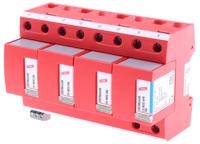 dv-m-tt-255-fm Dehn, DV Modular Surge Protector 255 V ac Maximum Voltage Rating 100kA Maximum Surge Current Lightning Arrester