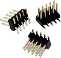 62100421021 Wurth Elektronik WR-PHD Series Straight Surface PCB Header, 4 Contact(s), 1.27 mm Pitch, 2 Row, Unshrouded