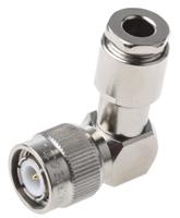 r143156000 Radiall, Plug Cable Mount TNC Connector, 50Ω, Right Angle Body