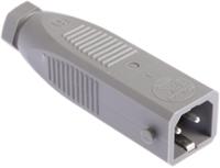 931265106-stas-20 Hirschmann, ST IP54 Grey Cable Mount 2P + E Heavy Duty Power Connector Plug, Rated At 16A, 250 V