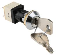 wrlm-5-s-d Lorlin IP67 Key Switch, DPST, 4 A @ 250 V ac 2-Way