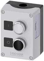 3su1852-0ac00-2ab1 Siemens Control Station Switch, Metal, Black, White, IP66, IP67, IP69