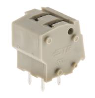 2834098-1 TE Connectivity PCB Terminal Block, 2-Contact, 5mm Pitch, Through Hole Mount, 1-Row, Solder Termination