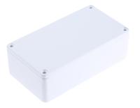 rtm500414-wh CAMDENBOSS 5000 Series White Die Cast Aluminium Enclosure, IP54, White Lid, 120 x 66 x 40mm