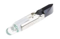 204-243 RS PRO Green LED Indicator Lamp, 28V ac/dc, Telephone Slide Base, 5.5mm Diameter, 2100mcd