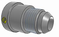 10-6trtxs Parker Hydraulic Union Straight Threaded Adaptor UNF 7/8-14 Female to UNF 9/16-18 Male, 10-6TRTXS