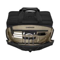 653630 Wenger Legacy Black 16in  Laptop Laptop Bag, Black