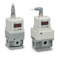 itv2050-33f3n3 SMC G 3/8 Pneumatic Regulator - 0.1MPa to 1MPa, Rc 1/4 in, 1Mpa max. input, SERIE ITV2000