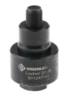 50124790 Greenlee Punch and Die Tool, 20.0mm, Circular, Hand Operation