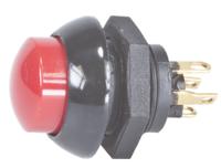 p9-213121 Otto Push Button Switch, Momentary, Panel Mount, DPDT, 28V dc