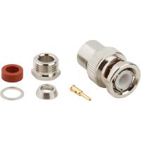 031-2-rfx Amphenol RF 031-2-RFX Series, Plug Cable Mount BNC Connector, 50Ω, Solder Cup Termination, Straight Body