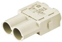 09140023041 HARTING Heavy Duty Power Connector Module, 70A, Male, Han-Modular Series, 2 Contacts
