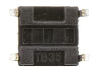 2-1825910-7 TE Connectivity Black Button Tactile Switch, SPST 50 mA @ 24 V dc 9.4mm Through Hole