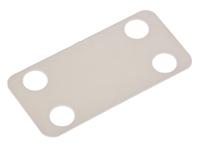 492-291 RS PRO Cable Tie Cable Markers, White