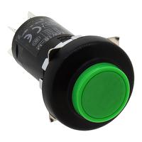 mw1b-m12g Idec Push Button Switch, Momentary, Panel Mount, DPDT, 24 → 110V, IP66