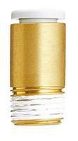 kq2s04-u01a SMC KQ2 Series Straight Threaded Adaptor, Uni 1/8 Male to Push In 4 mm, Threaded-to-Tube Connection Style