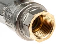 733-5158 RS PRO Brass Full Bore, 2 Way, Ball Valve, Threaded, BSPP 1/2in, 40 → 30bar Operating Pressure